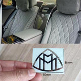 Chrome Trumpet Middle Console Random Post Maybach Logo Badge for Mercedes Benz