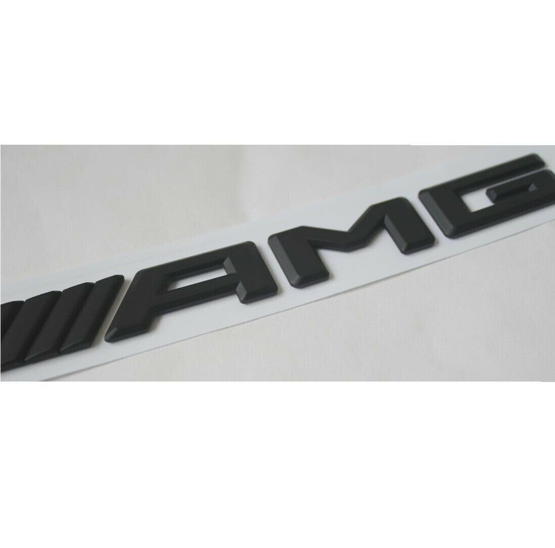 Flat Matte Black A35 AMG TURBO/4matic Trunk Fender Badge for W177 A35 2018-2023