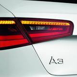 For Audi A3 OEM Chrome Rear Letter Tail Badge Trunk Emblem Badge Logo Sport