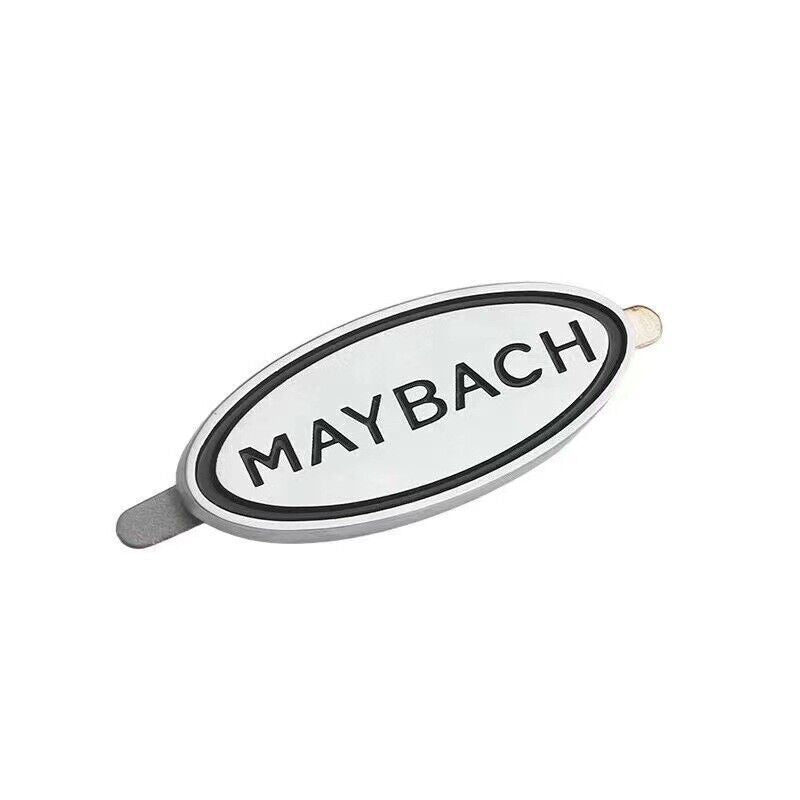 Metal “MAYBACH” Logo Emblems Front Seat Tuning Badge For Mercedes Benz