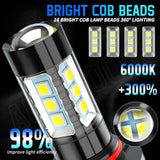 LED Fog Light Bulbs H8 H16 H11 Fog Light Bulb White 6500K High Power DRL Lamps