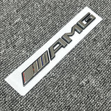3D AMG Emblem Black Chrome Rear Trunk Letter Badge for Mercedes 2017+