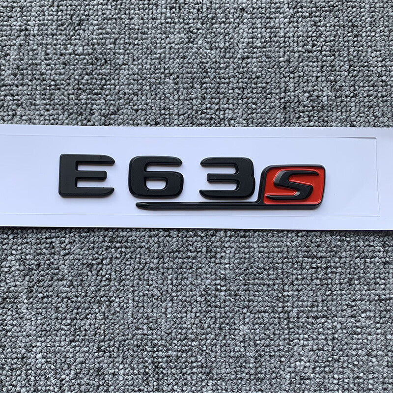 E63s Flat Letters Trunk Emblem Badge For Mercedes Benz E63 AMG S Sticker W213