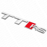 For Audi TT RS OEM Chrome Rear Letter Tail Badge Trunk Emblem Badge Logo Sport