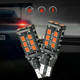 2x Red T15 912 921 Car LED High Mount Stop 3RD Brake Light Bulbs