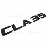 CLA 35 AMG 3D Emblem Trunk Lid Letter Logo Nameplate Badge Decorate Gloss Black