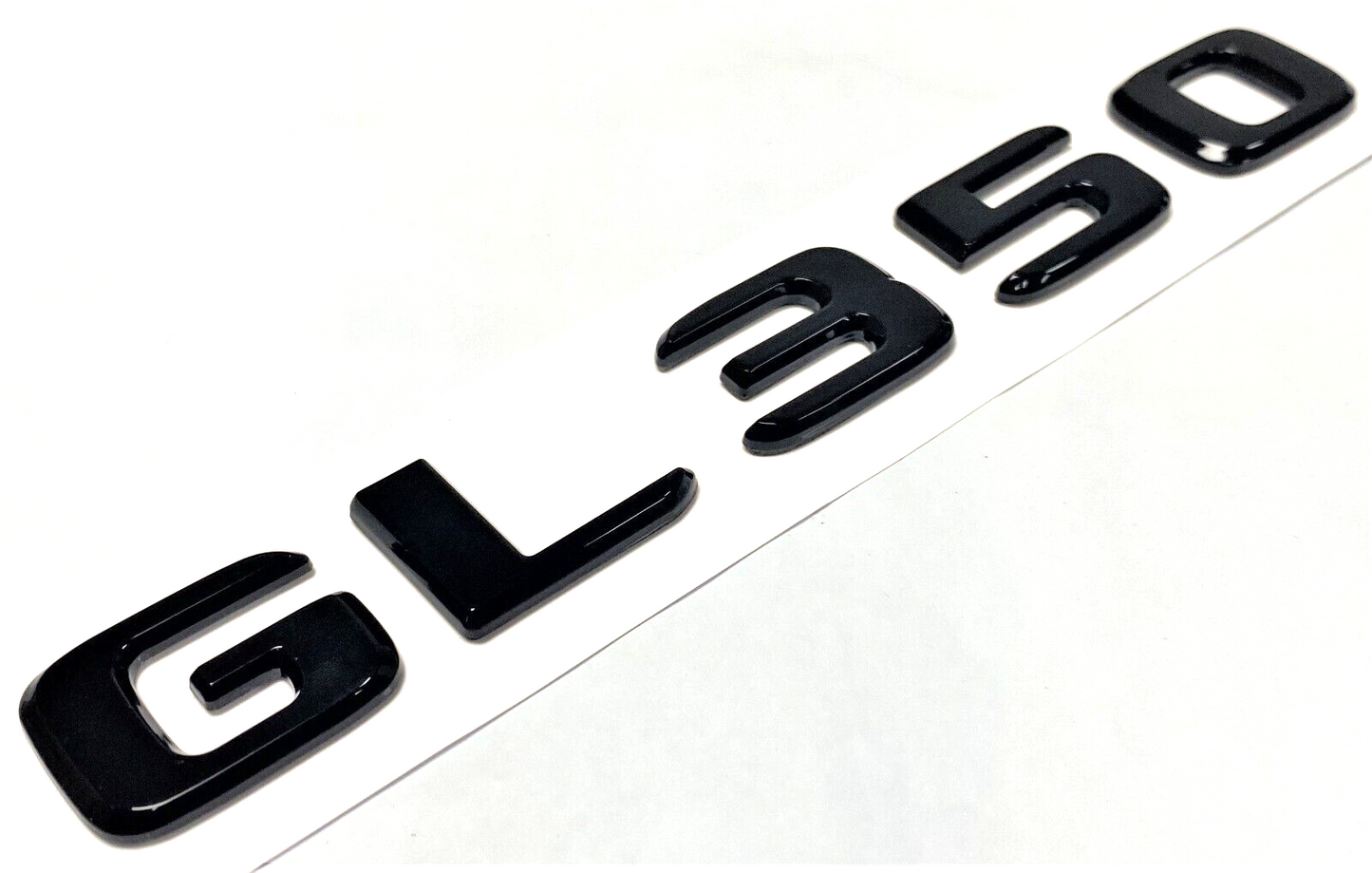 GLOSS BLACK GL350 FOR MERCEDES REAR TRUNK EMBLEM BADGE NAMEPLATE DECAL LETTERS