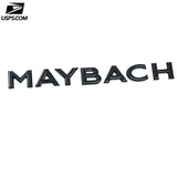 Genuine Gloss Black MAYBACH Letter Trunk Hatch Deco Emblem For Mercedes