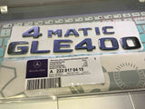2018 GLE400 4 MATIC High quality Rear Trunk Emblem Decal Badge FOR Mercedes Benz
