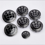 Emblem Set 7PCS NEW HubCaps Hood Wheel Emblem Badge Set 74mm 74mm 4x56mm 45mm