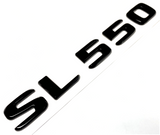 SL550 BLACK For MERCEDES REAR TRUNK EMBLEM BADGE NAMEPLATE DECAL LETTERS