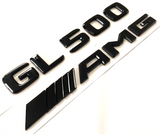 BLACK GL500+AMG FOR MERCEDES REAR TRUNK EMBLEM BADGE NAMEPLATE DECAL NUMBERS