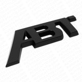 Audi Tuning ABT Sportsline 3D Badge Emblem Badge Logo Sport Matte Black Decorate