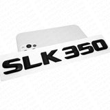 15-16 SLK 350 AMG Letter Emblem Trunk Logo Nameplate Badge Decorate Matte Black