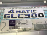 2018 GLC300 4 MATIC High quality Rear Trunk Emblem Decal Badge FOR Mercedes Benz