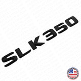 15-16 SLK 350 AMG Letter Emblem Trunk Logo Nameplate Badge Decorate Gloss Black