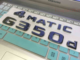 2018 G350d 4 MATIC" High quality Rear Trunk Emblem Decal Badge FOR Mercedes Benz