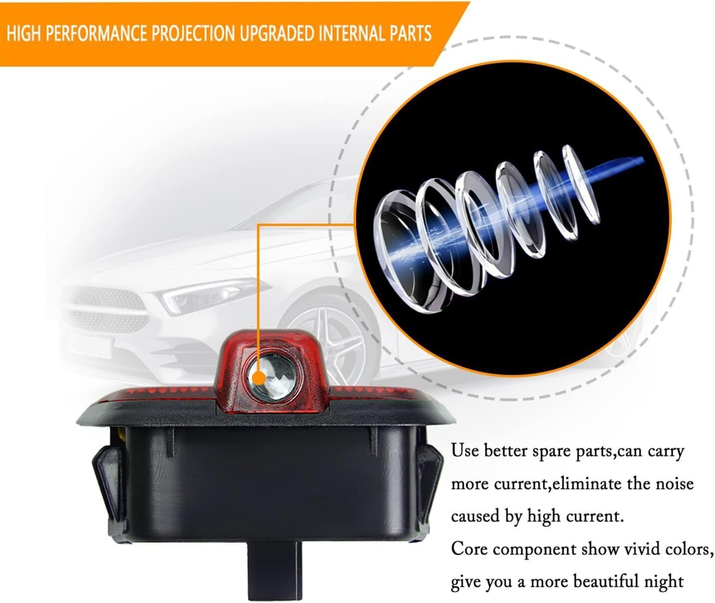 4Pcs LED Door Courtesy Projector Light For C Class W204 C300