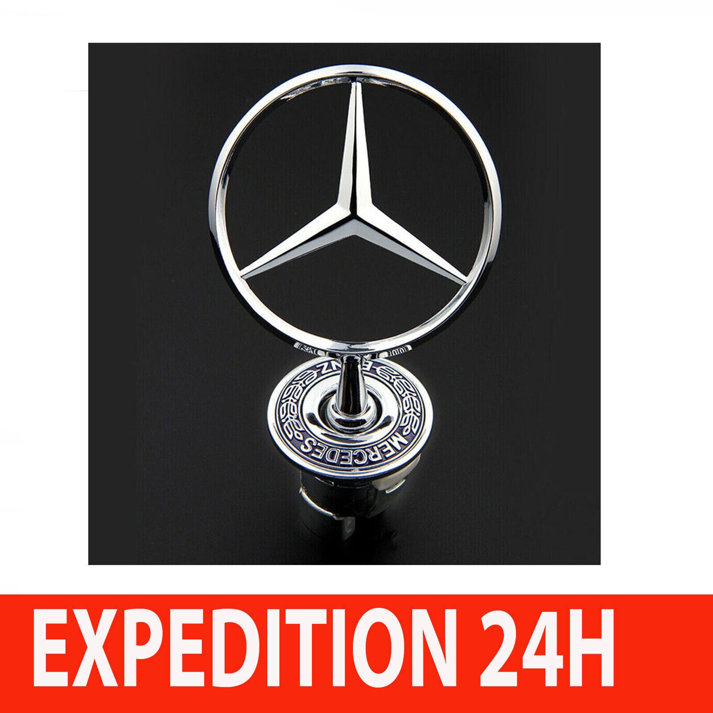 Mercedes-Benz star emblem badge W202, W203, W204, W208, W210, W220, W211..
