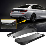 2Pcs Polished Car Rear Bumper Lip Diffuser Splitter Canard Protector Accessories