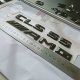 Gloss Black Number Letters Rear Trunk Badge Emblem for Mercedes Benz CLS55 AMG