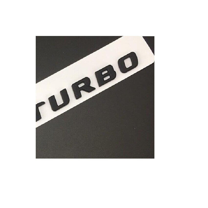 Black S65L AMG V12 BITURBO Trunk Fender Letters Emblems Badges for Mercedes Benz