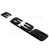 17-20 E63 S AMG Letter Emblem 3D Trunk Logo Nameplate Badge Decorate Blackout