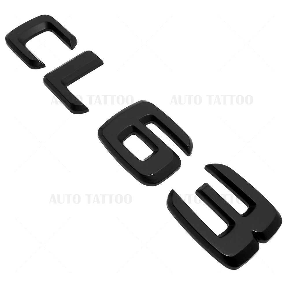 07-15 CL 63 Emblem Trunk Lid Letter Logo Nameplate Badge Decoration AMG Black