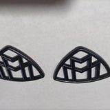 Gloss Black For Mercedes-Benz Maybach LH,RH Side Fender Emblem Badge 2021-24