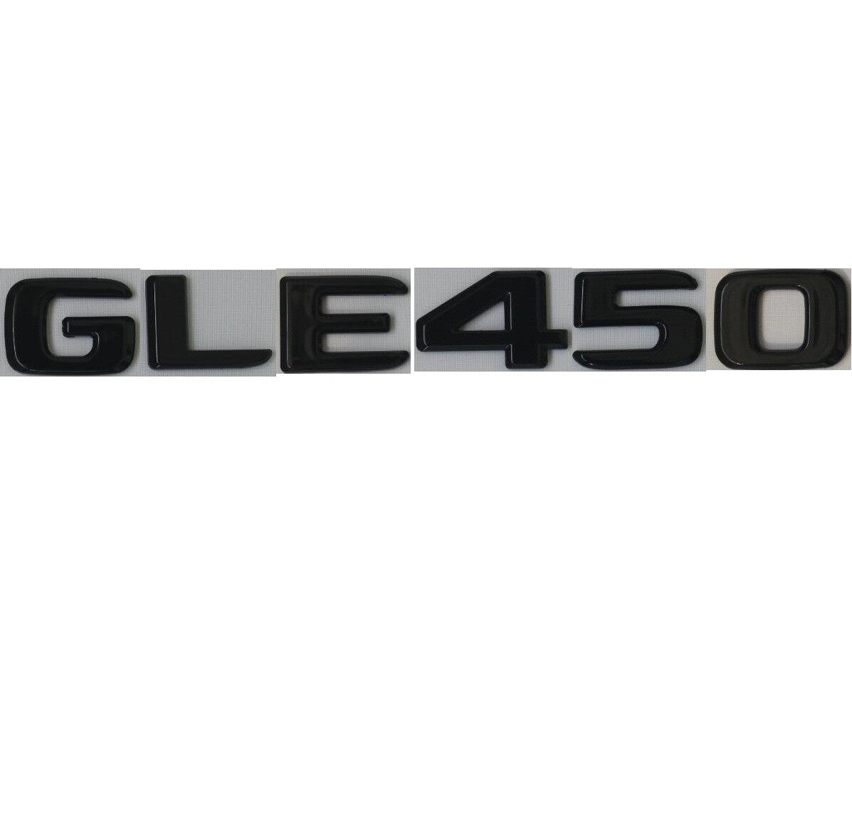 Gloss Black Letters Trunk Emblems for Mercedes Benz W166 W167 GLE450 Symbol