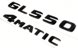 BLACK GL550+4MATIC FOR MERCEDES REAR TRUNK EMBLEM BADGE NAMEPLATE DECAL NUMBER