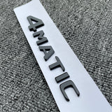 1X NEW Gloss Black 4MATIC Emblem 2017+Rear Trunk Lid Badge AMG For Mercedes Benz