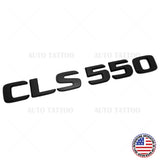 17+ CLS 550 Emblem Trunk Lid Letter Nameplate Badge Decorate AMG Matte Black