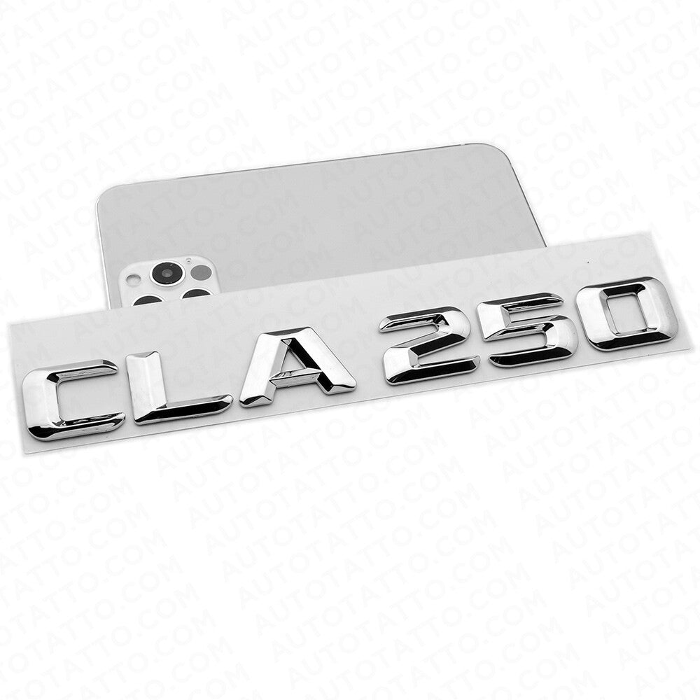14-16 CLA 250 Emblem Trunk Lid Letter Nameplate Badge Decorate AMG OEM Chrome