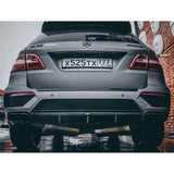 Benz ML 63 AMG Letter Emblem Trunk Logo Nameplate Badge Decorate Sport Black