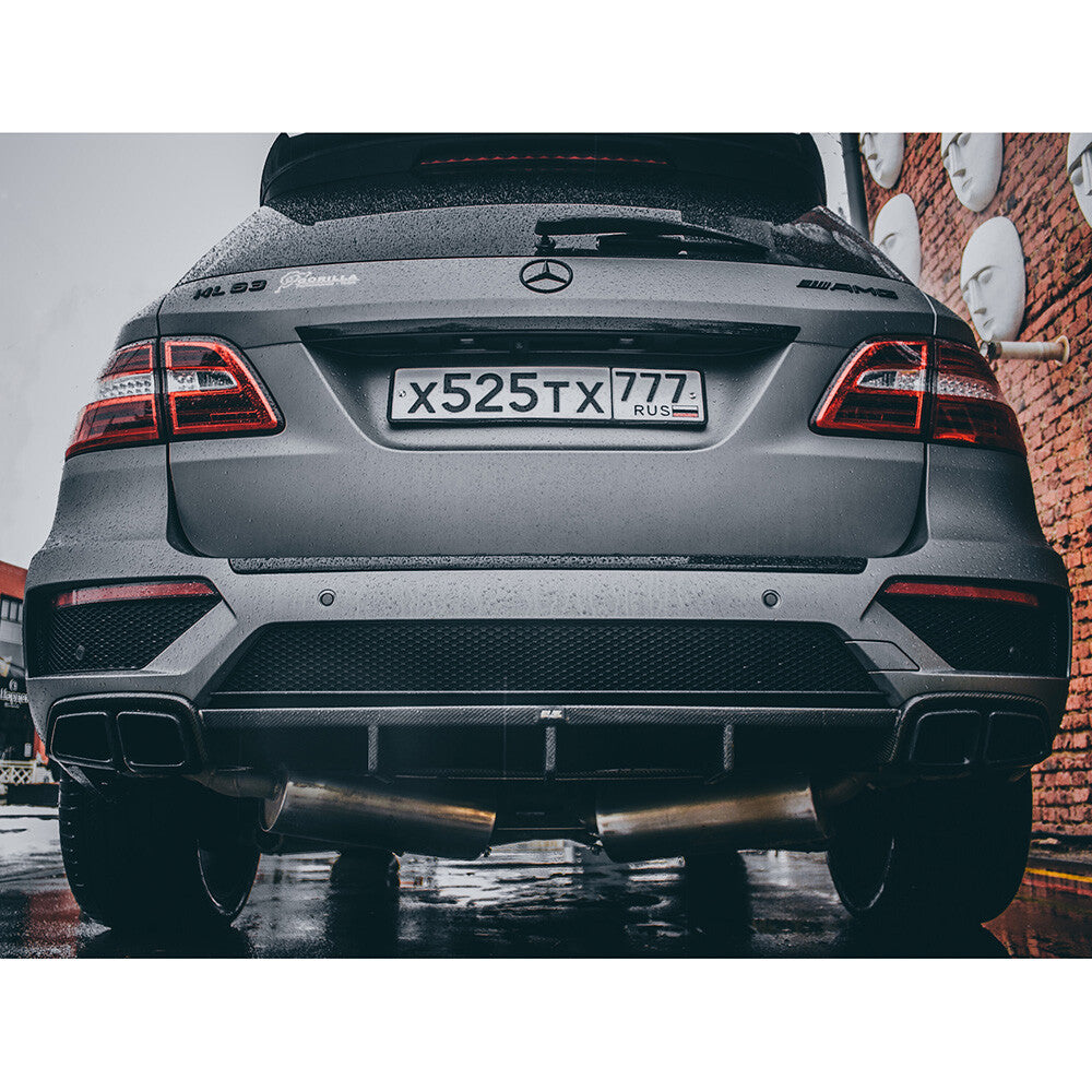 Benz ML 63 AMG Letter Emblem Trunk Logo Nameplate Badge Decorate Sport Black