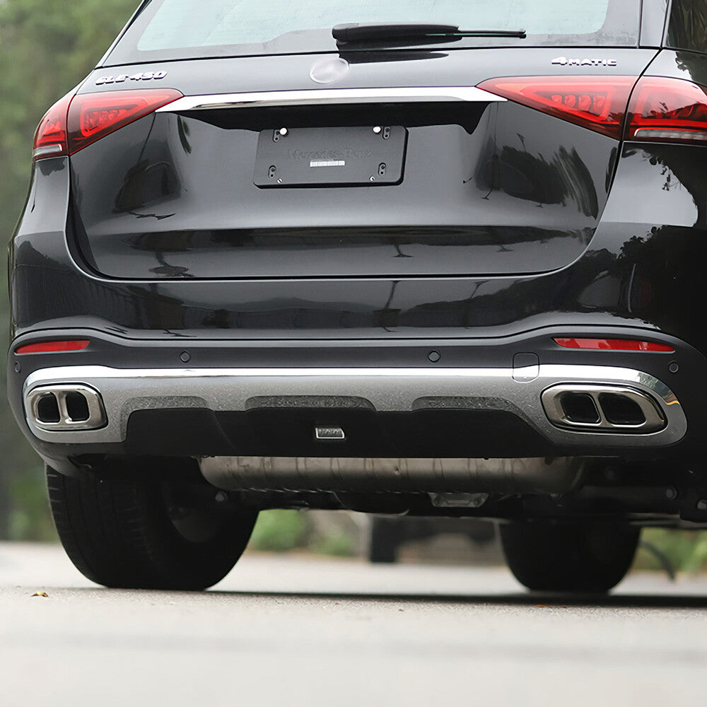 For 2020 GLC GLE GLS AMG Style Quad Exhaust Mullfer Tips Tailpipe Cover Sport