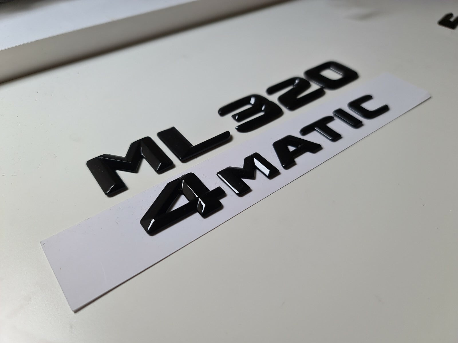 ML320 4matic Black Letter Number Rear Boot Badge Emblem For ML Class Mercedes