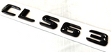 1PCS GLOSS BLACK CLS63 FOR MERCEDES CLS63 REAR TRUNK EMBLEM BADGE NAMEPLATE
