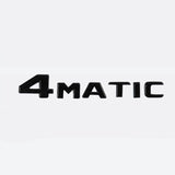 C300 4MATIC Emblem Gloss Black Rear Trunk Letter Badge Sticker For Mercedes