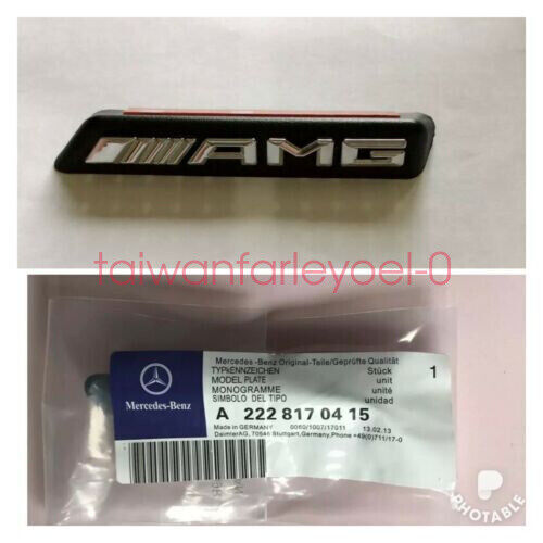 FOR AMG Front Grille Badge-A C E S CLA CLS G A45 E63 X156 W212 W205 NEW OE