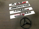 Gloss Black A45S AMG TURBO 4MATIC+ and Rear Star replacement Badge W177 Hatch