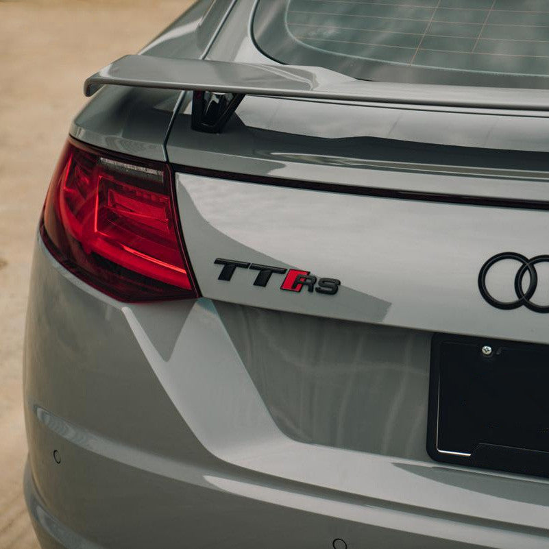 For Audi TT RS Gloss Black Rear Tail Badge Trunk Emblem Badge Logo Sport