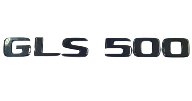 For MERCEDES GLS500 Car Rear Sticker Trunk Emblem Boot Back Letters Gloss Black