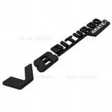 2x 17+ V8 BITURBO 4MATIC Plus + AMG Logo Fender Side Marker Emblem Badge Black