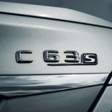 15-16 C 63 S AMG Letter Emblem Trunk Logo Nameplate Badge Decorate Sport Chrome
