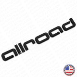 Audi Allroad Gloss Black Rear Letter Liftgate Nameplate Trunk Emblem Badge Sline