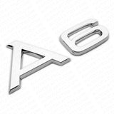 Audi A6 Chrome Rear Letter Tail Trunk Nameplate Emblem Badge Logo Sport Sline