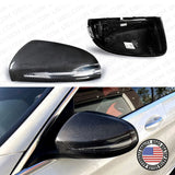3D Real Carbon Fiber Side Mirror Cover Replace For AMG Sport W205 W213 W222 W253
