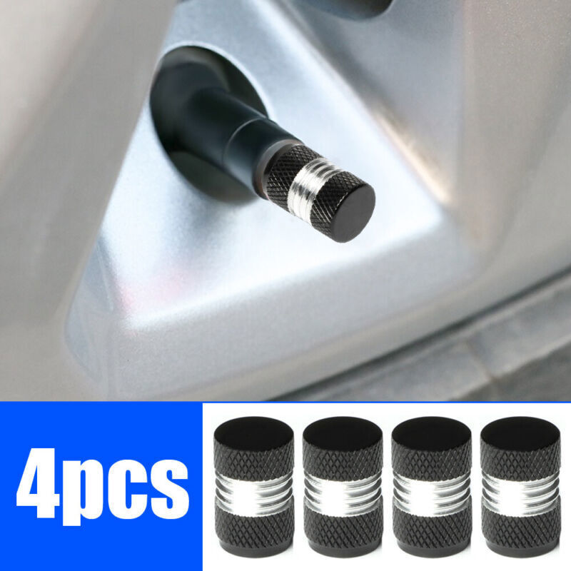 4x Car Accessories SUV Wheel Tyre Valve Stems Air Dust Cover Screw Cap Universal